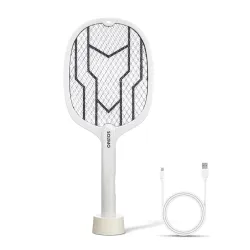 Solimo Rechargeable Mosquito Racquet with Stand – USB Charging– USB Charging