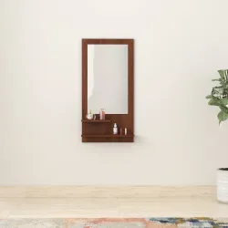 Solimo Rendes Dressing Table with Mirror & Shelves