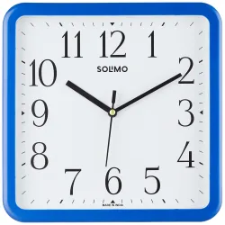 Solimo Square Wall Clock, 8.5 Inch