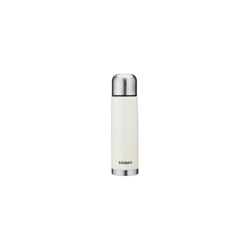Image of Solimo Stainless Steel Insulated Flask Bottle (500 ml, Off White)