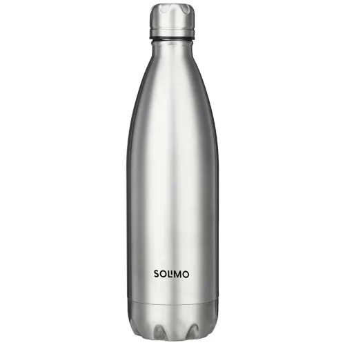 Image of Amazon Brand - Solimo Stainless Steel Insulated Cola Bottle (1000ml) | Superior Durability | 100% Food-Safe | Leak Proof