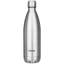 Amazon Brand - Solimo Stainless Steel Insulated Cola Bottle (1000ml) | Superior Durability | 100% Food-Safe | Leak Proof