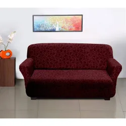 Solimo Stretchable Polyester 3-Seater Sofa Cover