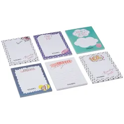Amazon Brand - Solimo To Do List Notepads, 4 x 5.25 Tear Off Block Planner for Office, Home, Work Stationery Supplies, S
