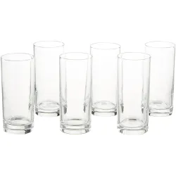 Solimo Transparent Glass Set – 275ml (SO6)