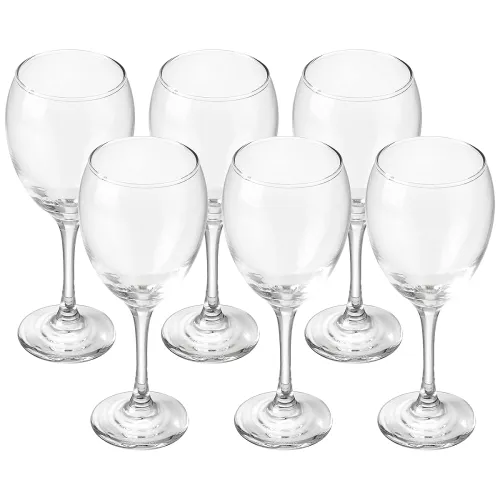 Image of Solimo Wine Glass Set 325ml * Set of 6