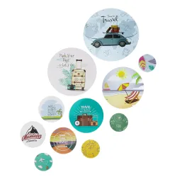 Solimo Wooden Wall Decor Set of 11