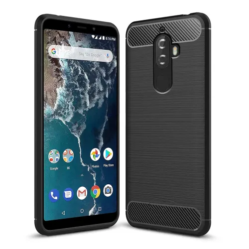 Image of Solimo Matte Black TPU Back Cover for Lenovo K8 Plus
