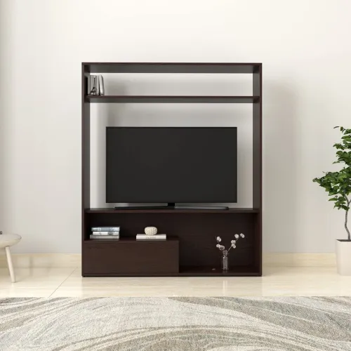 Image of Solimo Truro Engineered Wood Entertainment Unit (Wenge Finish)