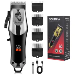 SOLIMPIA HT-689 Salon Series Professional Digital Display Cordless Hair Clipper