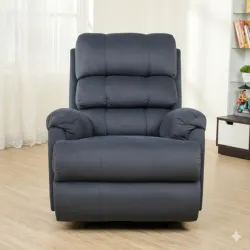 Solis Royale 1 Seater Recliner Sofa Chair Suede Fabric