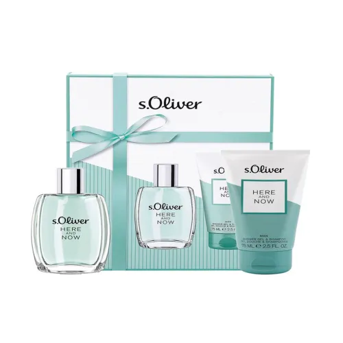 Image of s.Oliver Here & Now Men EDT 30ml + Gel & Shampoo 75ml