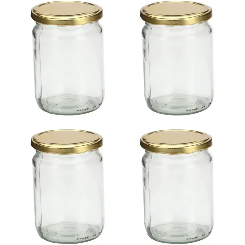 Image of Somil 500ml Glass Jar Set (4pcs)