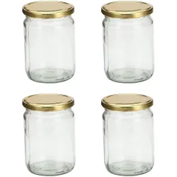 Somil 500ml Glass Jar Set (4pcs)