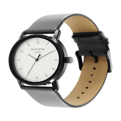 Image of Sonata Men's Analogue Watch 7147NL02