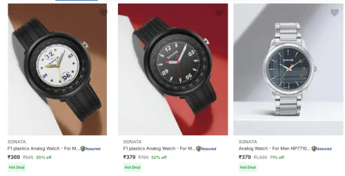 Image of Sonata Men's Wrist Watches upto 71% Discount