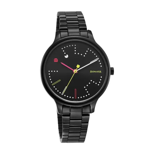 Image of Sonata Play Black Dial Watch for Women