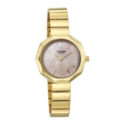 Sonata Poze 9 with Quartz Analog with SS Cut fold Strap Watch for Women