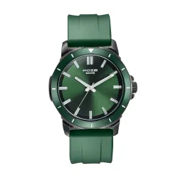 Sonata Poze Drop 6 Quartz Olive Round Dial Mens Watch 