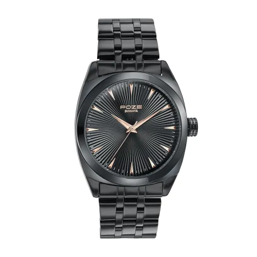 Image of Sonata Poze Graphite Groove Men's Watch