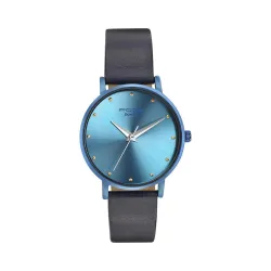 Sonata Poze Quartz Analog Blue dial Leather Strap Watch for Women-