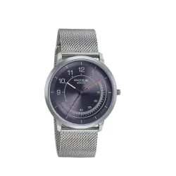 Sonata Poze Dial Silver Metal Strap Watch for Men