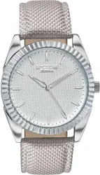 Sonata Poze 7 White Dial Grey Leather Strap Strap Analog Watch - For Men SP70095SL02W