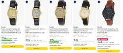 Sonata Quartz Analog Grey Dial Grey Leather Strap Watch for Women at up to 41%