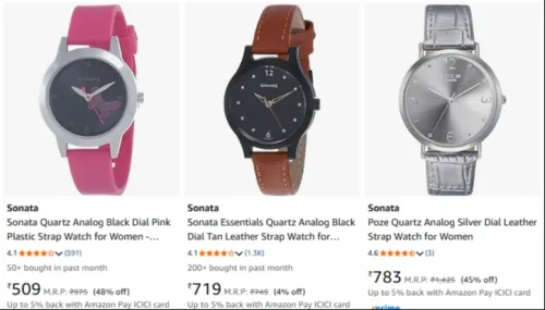 Image of Sonata Watches Starting at ₹509