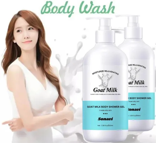 Image of Sonavi Goat Milk Brightening Body Wash (2x200ml)