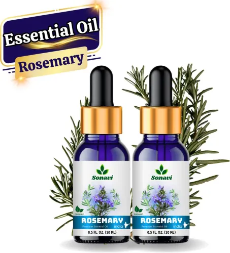 Image of Sonavi Rosemary Pure Essential Oil for Hair Growth, 60ml