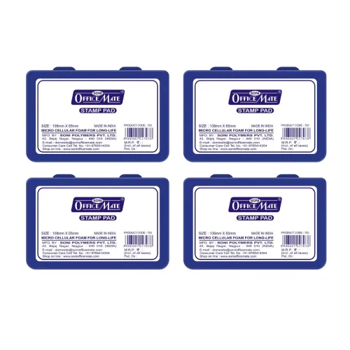 Image of Soni Officemate Stamp Pad (Pack of 4)