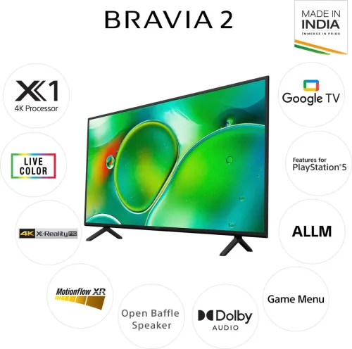 Image of Sony 2 138.8 cm (55 inch) Ultra HD (4K) LED Smart Google TV (K-55S25)