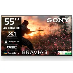 Sony BRAVIA 3 Series 139 cm (55 inches) 4K Ultra HD AI Smart LED Google TV