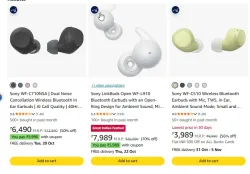 Sony Dual Noise Cancellation Wireless at minimum 70% Discount