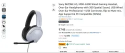 Sony INZONE H3 Wired Gaming Headset