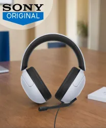 SONY INZONE H3 MDR-G300 with 360 Spatial Sound and flip to Mute mic Gaming Wired Gaming Headset (White, On the Ear)