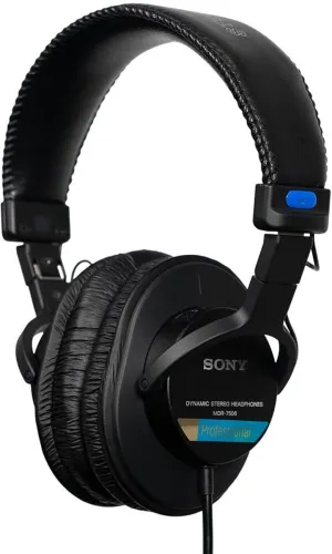 Image of SONY MDR-7506 HEADPHONE Wired Headset (Black, On the Ear)