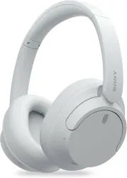 Sony white Bluetooth headphones, noise cancelling
