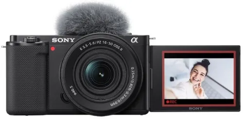 Image of Sony ZV-E10K Mirrorless Camera with 16-50mm Lens