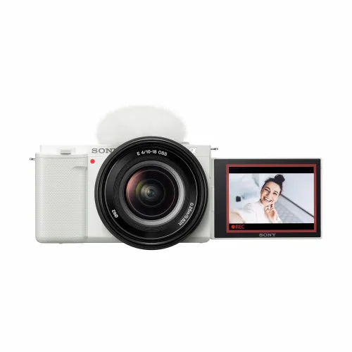 Image of Sony ZV-E10L Mirrorless Vlog Camera – White