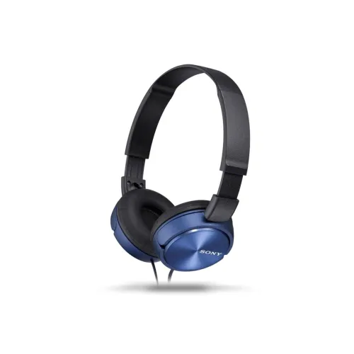 Image of Sony ZX Series MDR-ZX310AP Wired Headband Stereo On Ear Headset -Blue