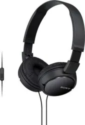 Sony ZX110AP Wired Headset (Black, On the Ear)