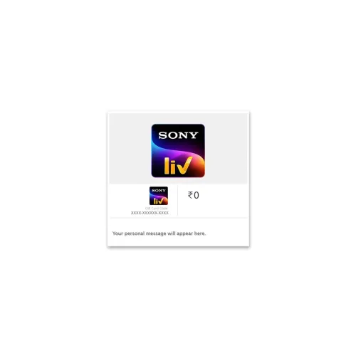 Image of SonyLiv E-Gift Card 50% Off (6 Month subscription)