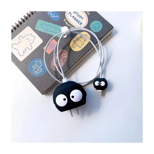 Image of Soomio Cute Cartoon Lightning Data Cable Case for iPhone Charger, Cartoon 3D Design Protective Case for 18-20W iPhone US