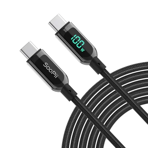 Image of SOOPII 100W 4ft USB C Cable Fast Charge