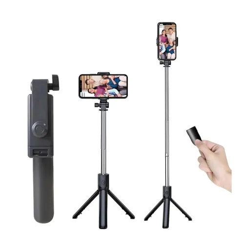 Image of SOOPII 3-in-1 Selfie Stick with Bluetooth Remote Tripod Stand