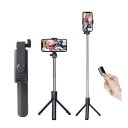 Soopii 3-in-1 Selfie Stick with Bluetooth Remote