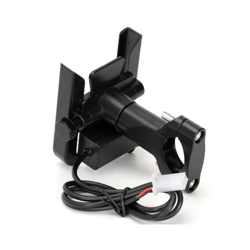 Image of SOOPII Universal Shock Resistance Bike, Bullet, Sports Bike Mobile Phone Holder Motorcycle Mobile Mount Cell Phone Holde