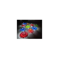 SORATH Colorful Acrylic Lotus Diya Set of Twelve